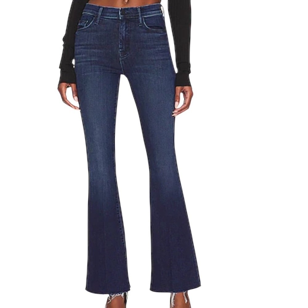 Mother Jeans Weekend Fray Size 23 Mint Condition Wash Frayed Flare Hem 1535-104 - Picture 1 of 9